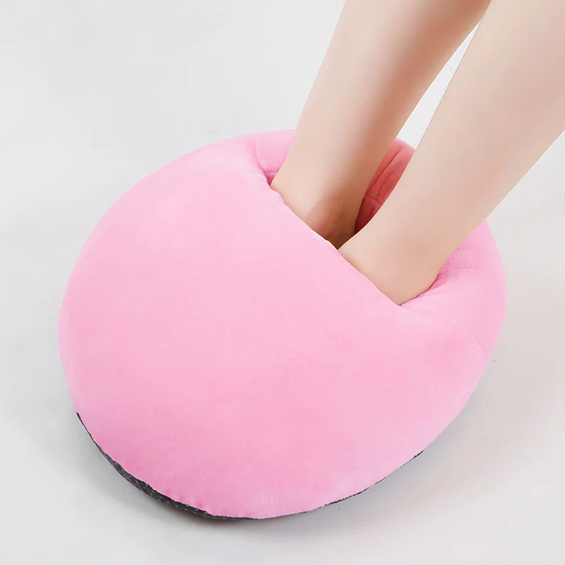Rosa liso, con los pies dentro